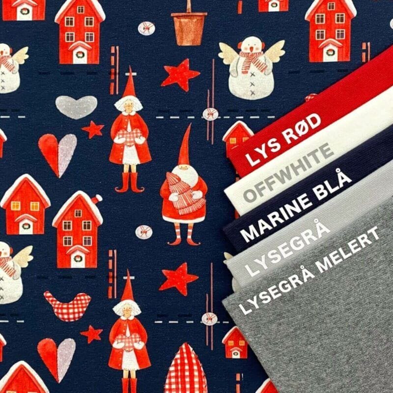 Jersey – Hjemmelaget jul - marineblå