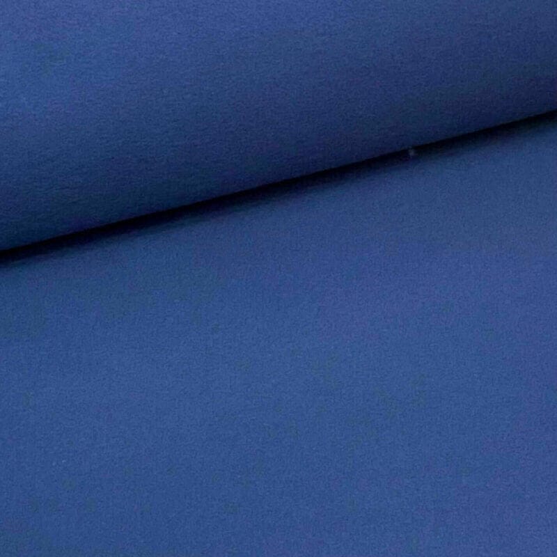Bomullsfleece - Marineblå