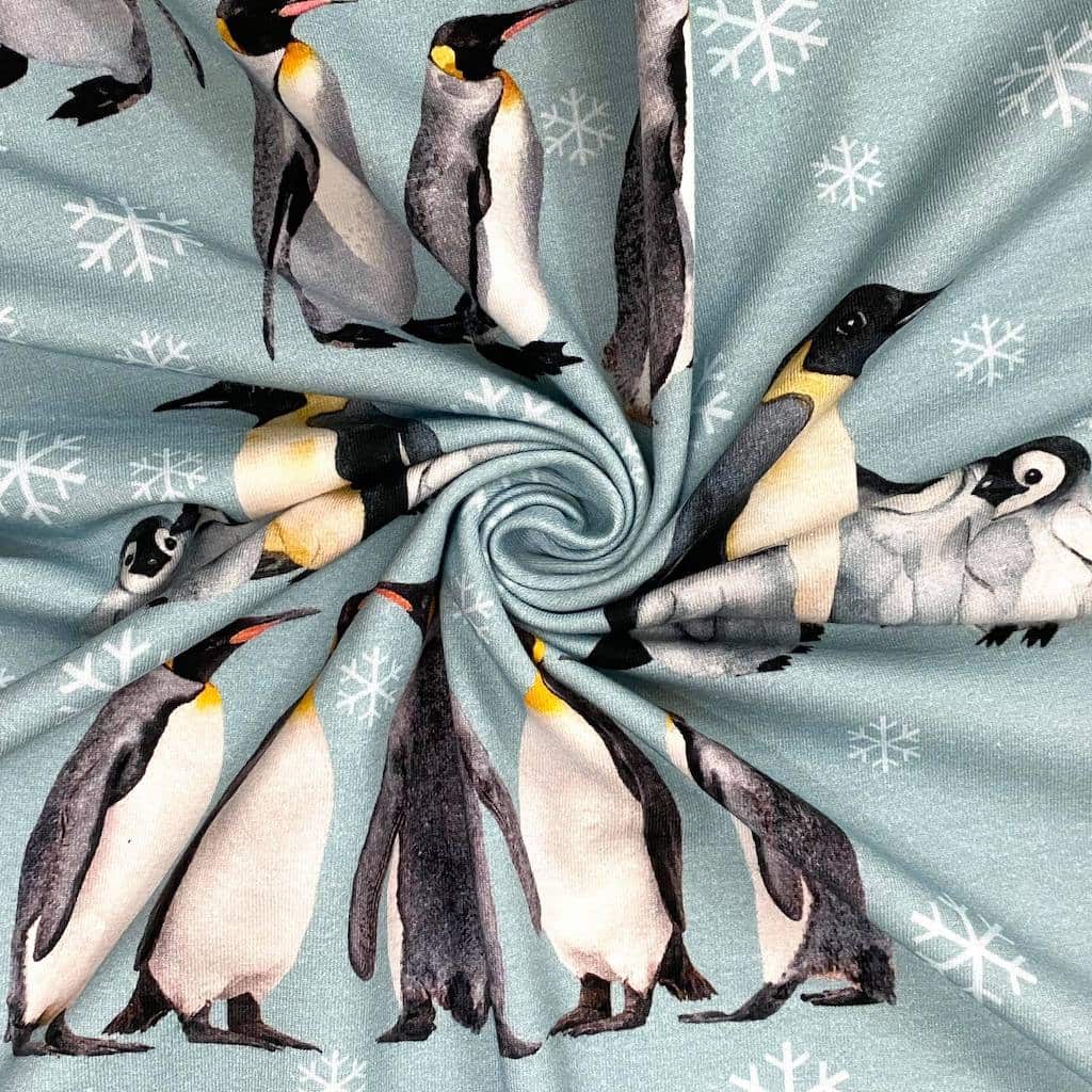 Jersey – Pingviner - dueblå