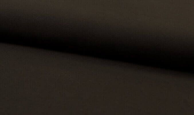 Ensfarget Bambus jersey - Dark Brown