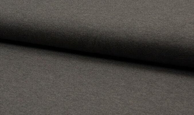 Ensfarget Bambus jersey - Dark Grey Melange