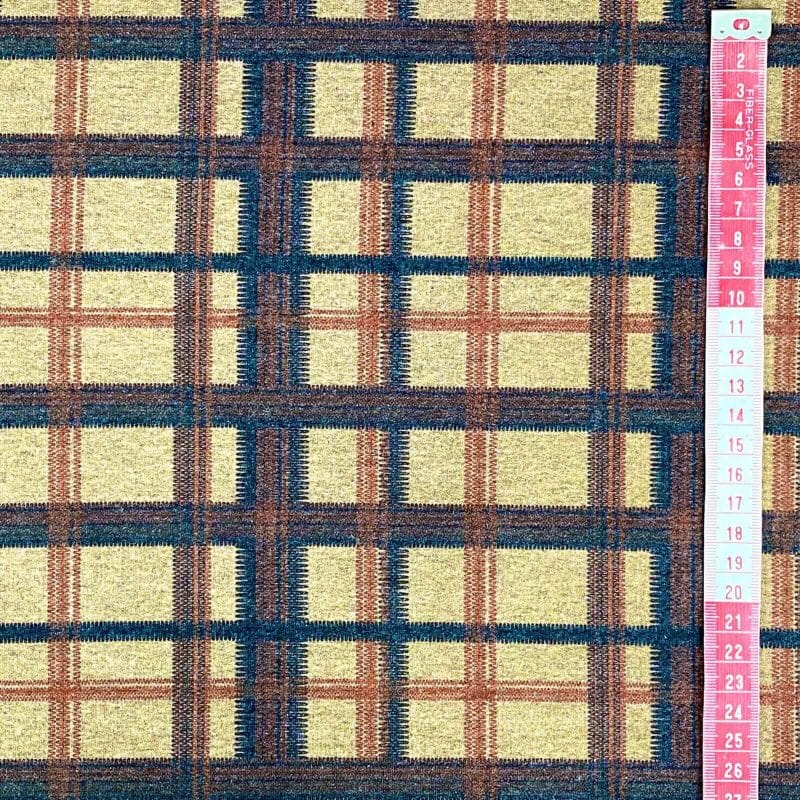 French Terry - Plaid large beige