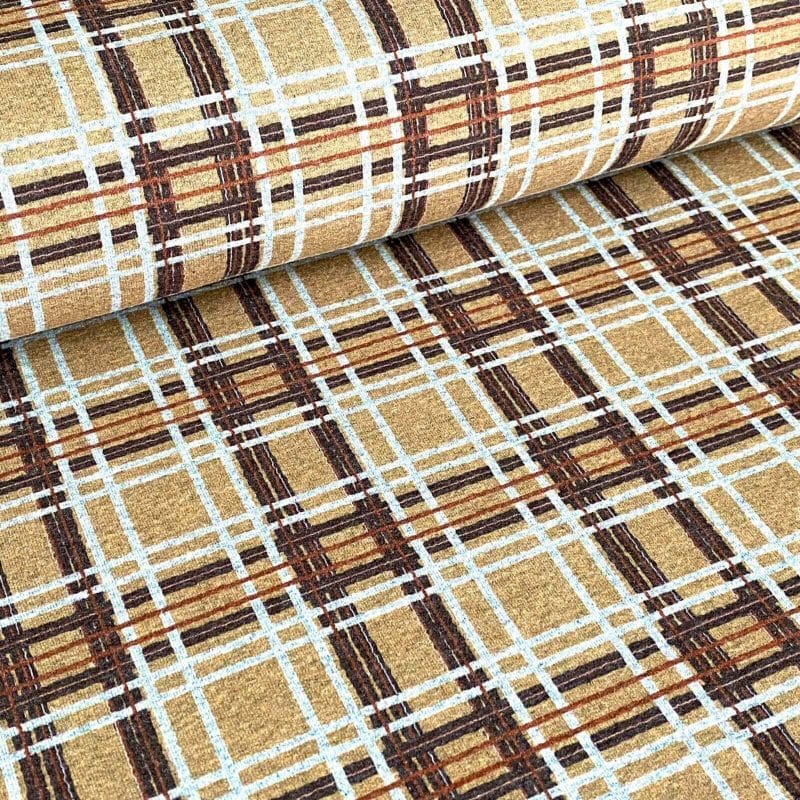 French Terry - Plaid small beige