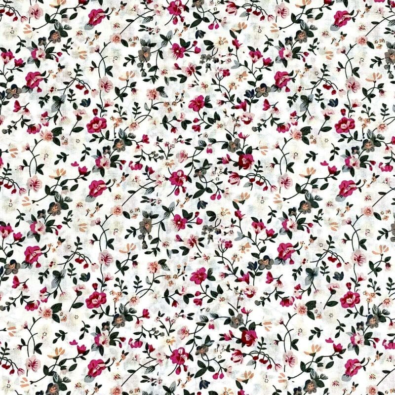 Bomullspoplin - Elinor blomster