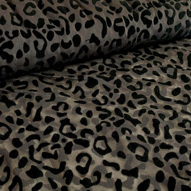 Chiffon - Cheetah svart/brun