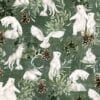 French Terry - Forest animals green